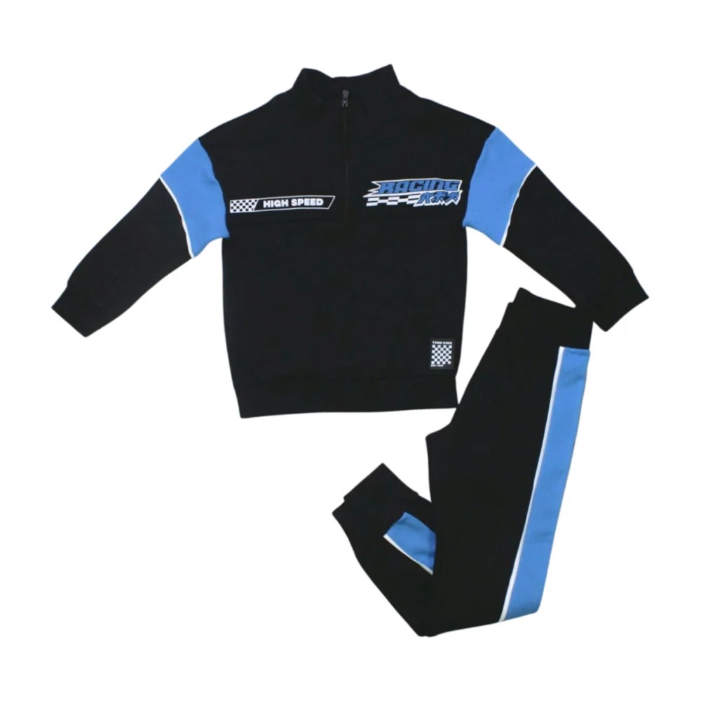 Conjunto Moletom Masculino Com Zíper Racing 8647 – Time Kids