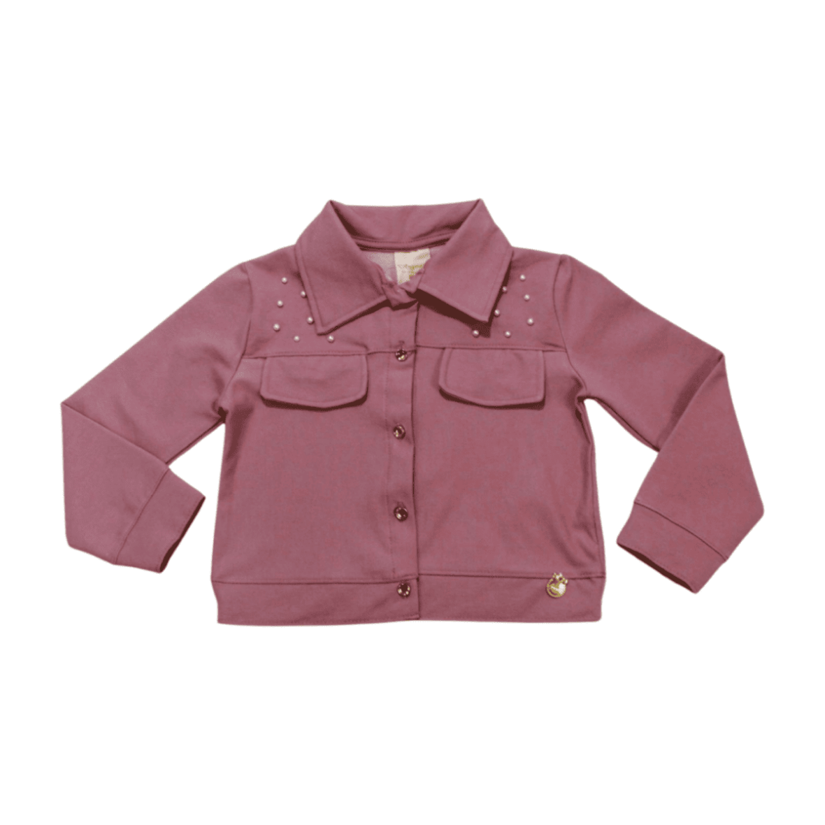 Jaqueta Molecotton com Pérolas 22344 – Angerô