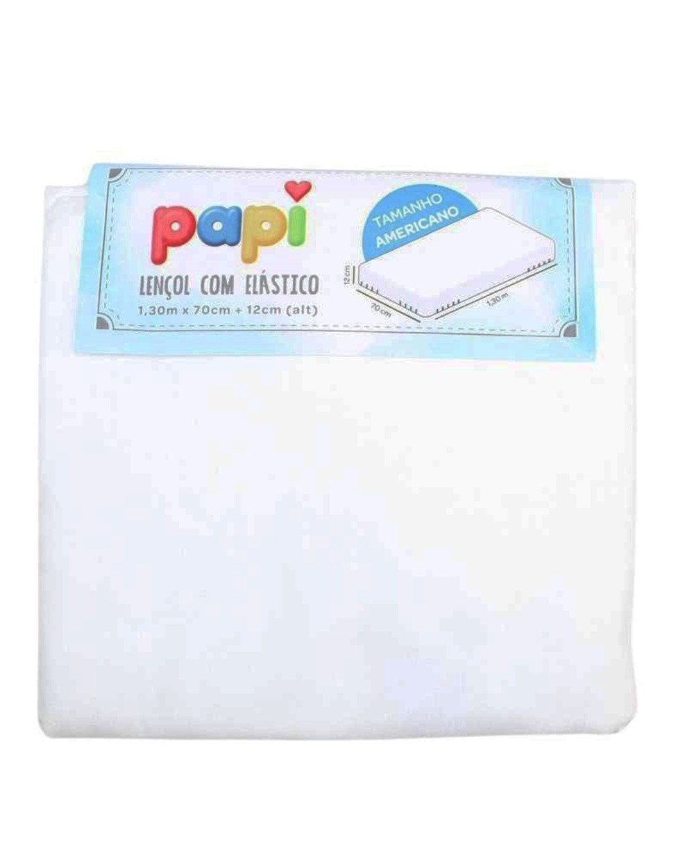 Lençol Americano Avulso com Elástico 1,50m x1,00m  2972 - Papi