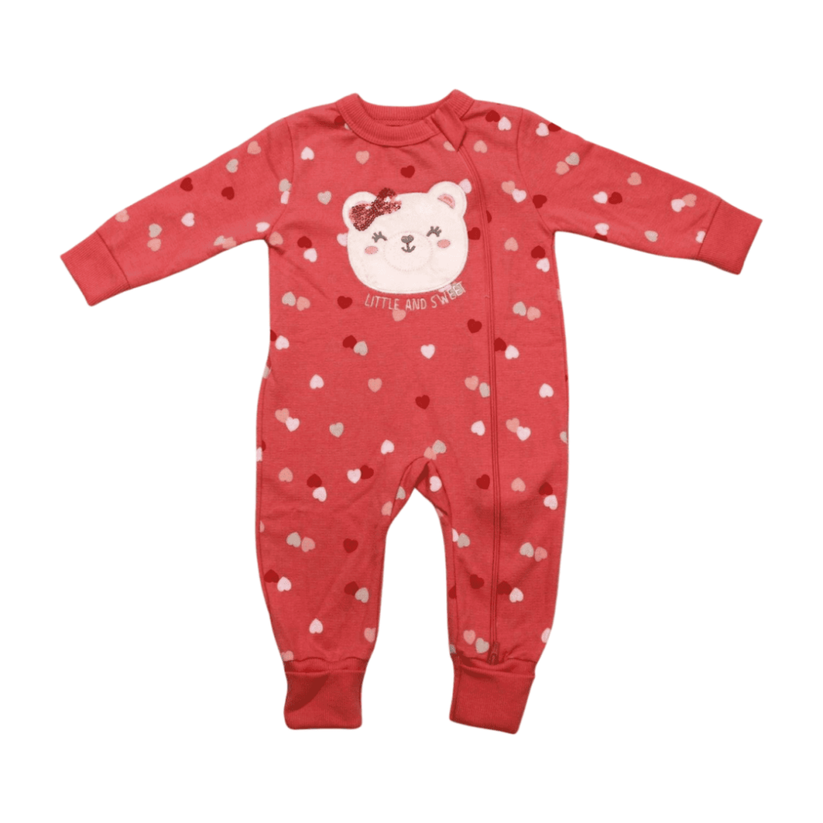 Macacão Moletom com Ziper Feminino Ursa 55751 – Brandili