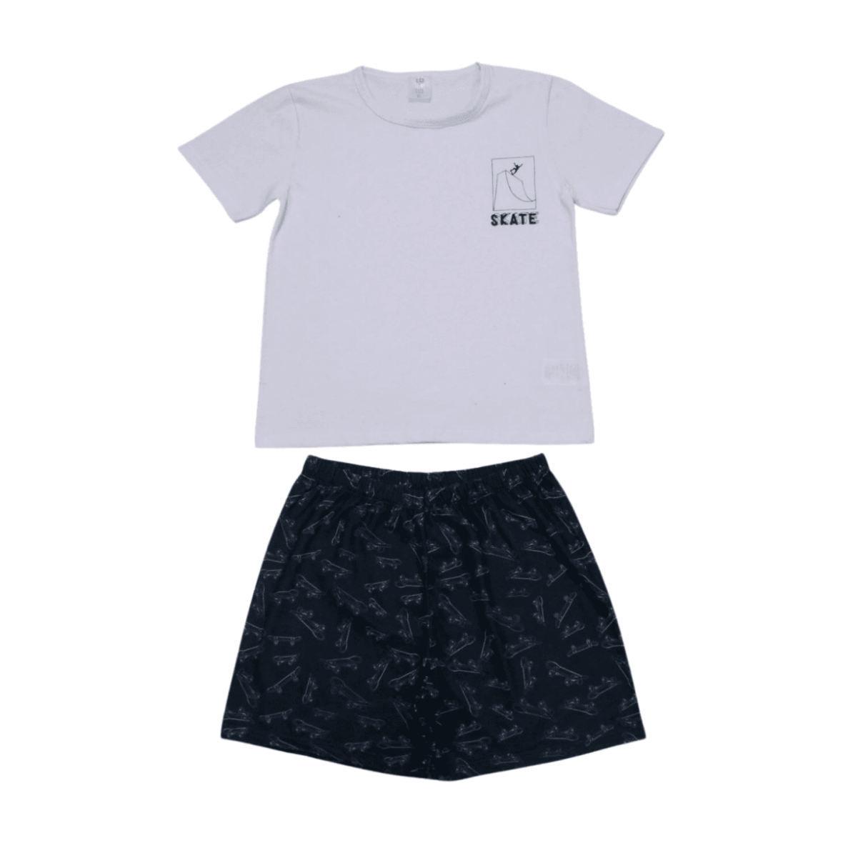 Pijama Curto Masculino Estampa Skate 8029 – BconB