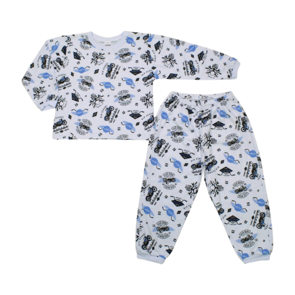 Pijama Longo com Estampas Sortidas 1018 – Liritex