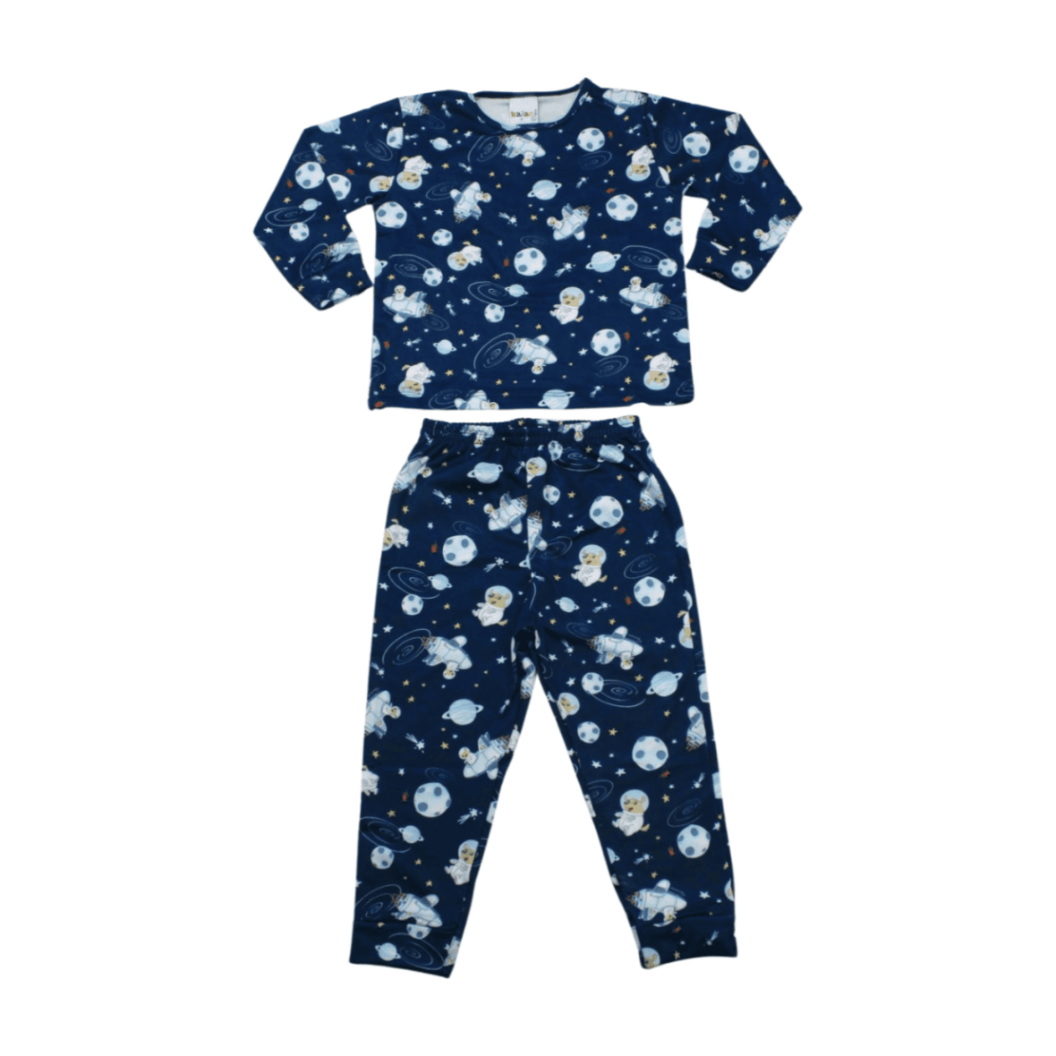 Pijama Longo Térmico Masculino Estampado Planetas 11752 – Kaiani