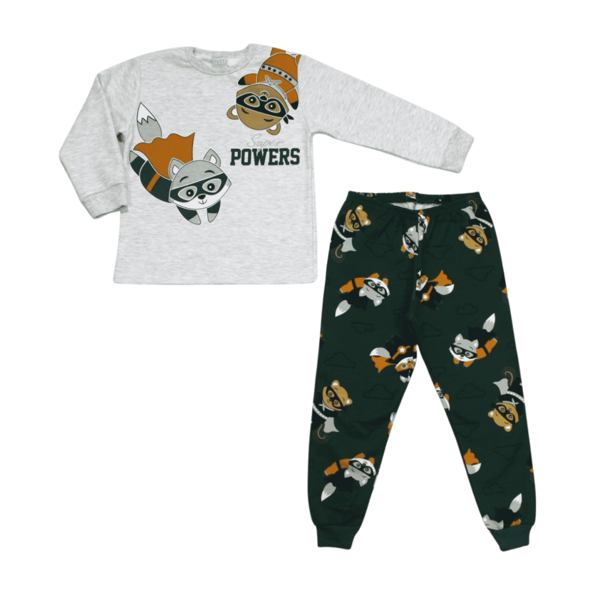 Pijama Moletom Masculino Estampa Heróis Brilha no Escuro 1000881 – Kyly