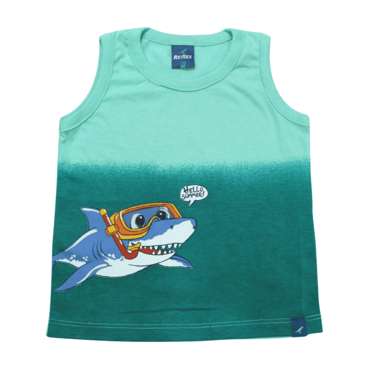 Regata Estampa Tubarão 47016 – Rei Rex