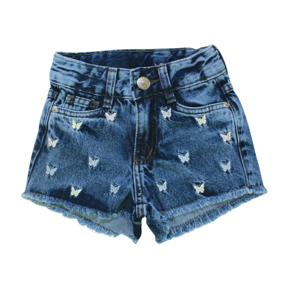 Shorts Jeans Bordado Borboletas 3589 – Frommer