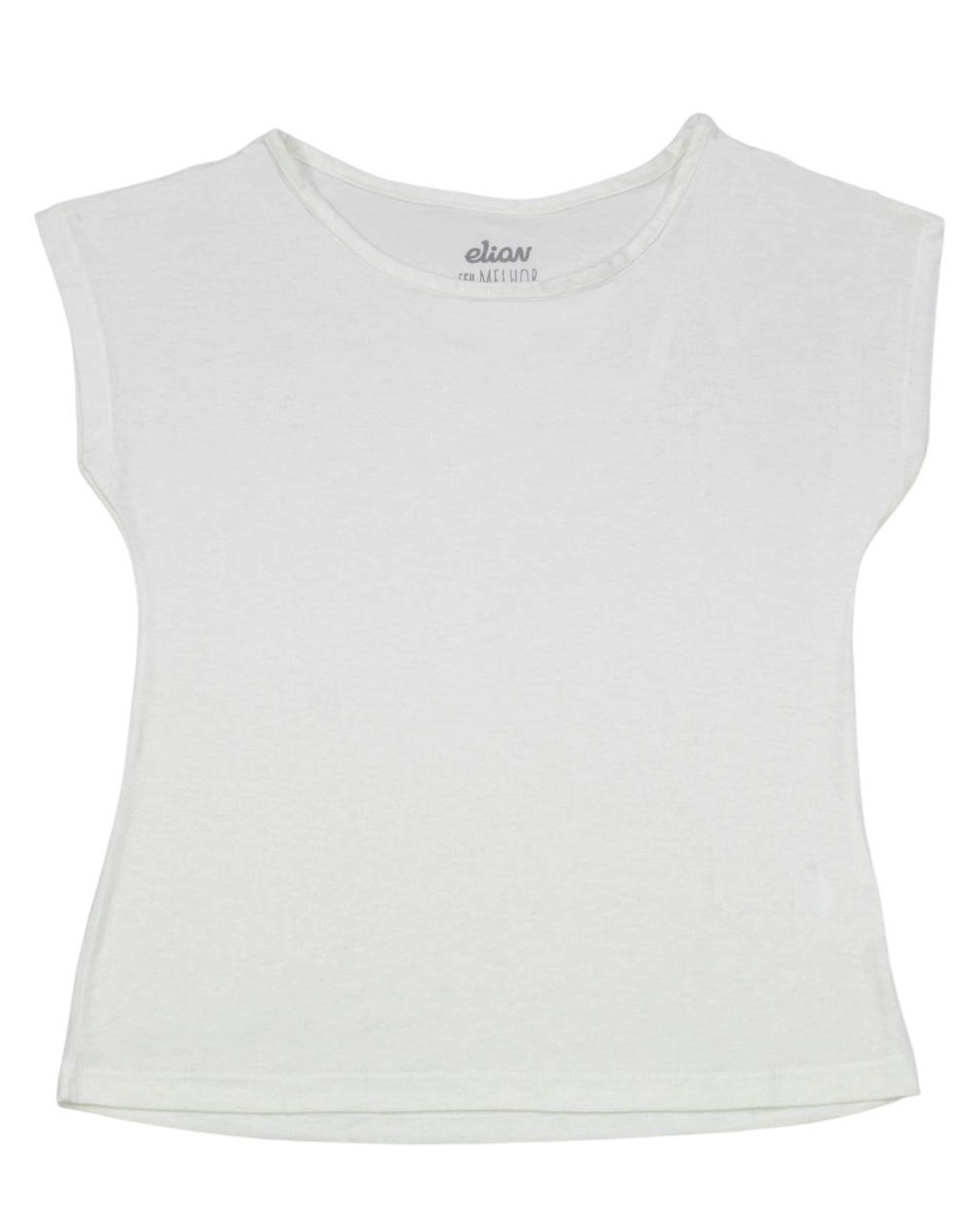 Blusa Manga Curta Lisa com Visco 50039 - Elian