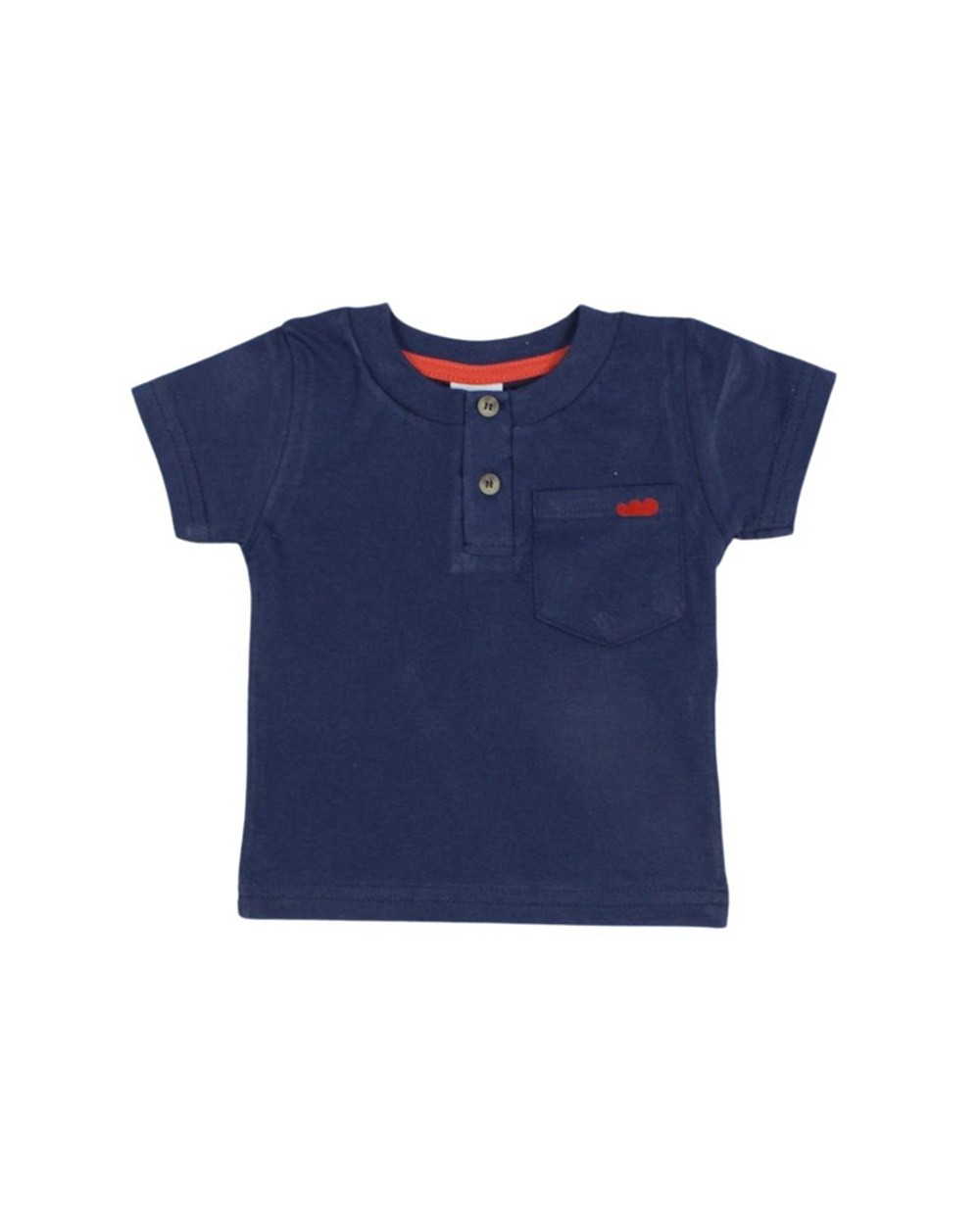 Camiseta Manga Curta Basica com Bolso 40411 - Marlan