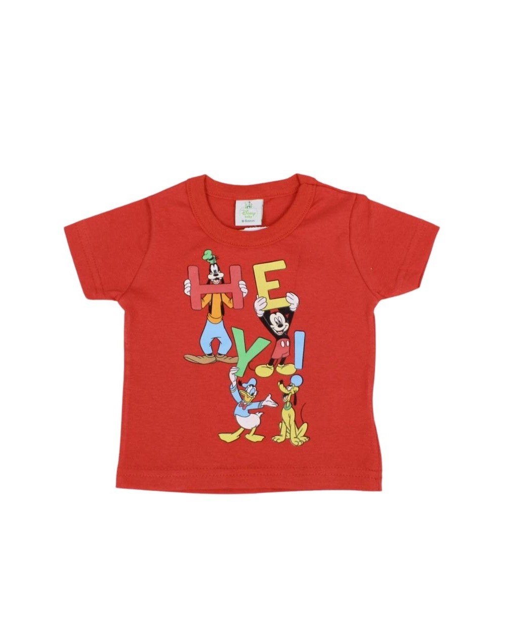Camiseta Manga Curta Estampada Hey Mickey 34543 - Brandili
