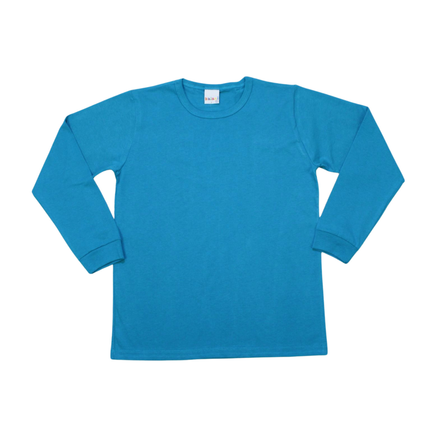 Camiseta Manga Longa Lisa em Malha 11085 - Kaiani