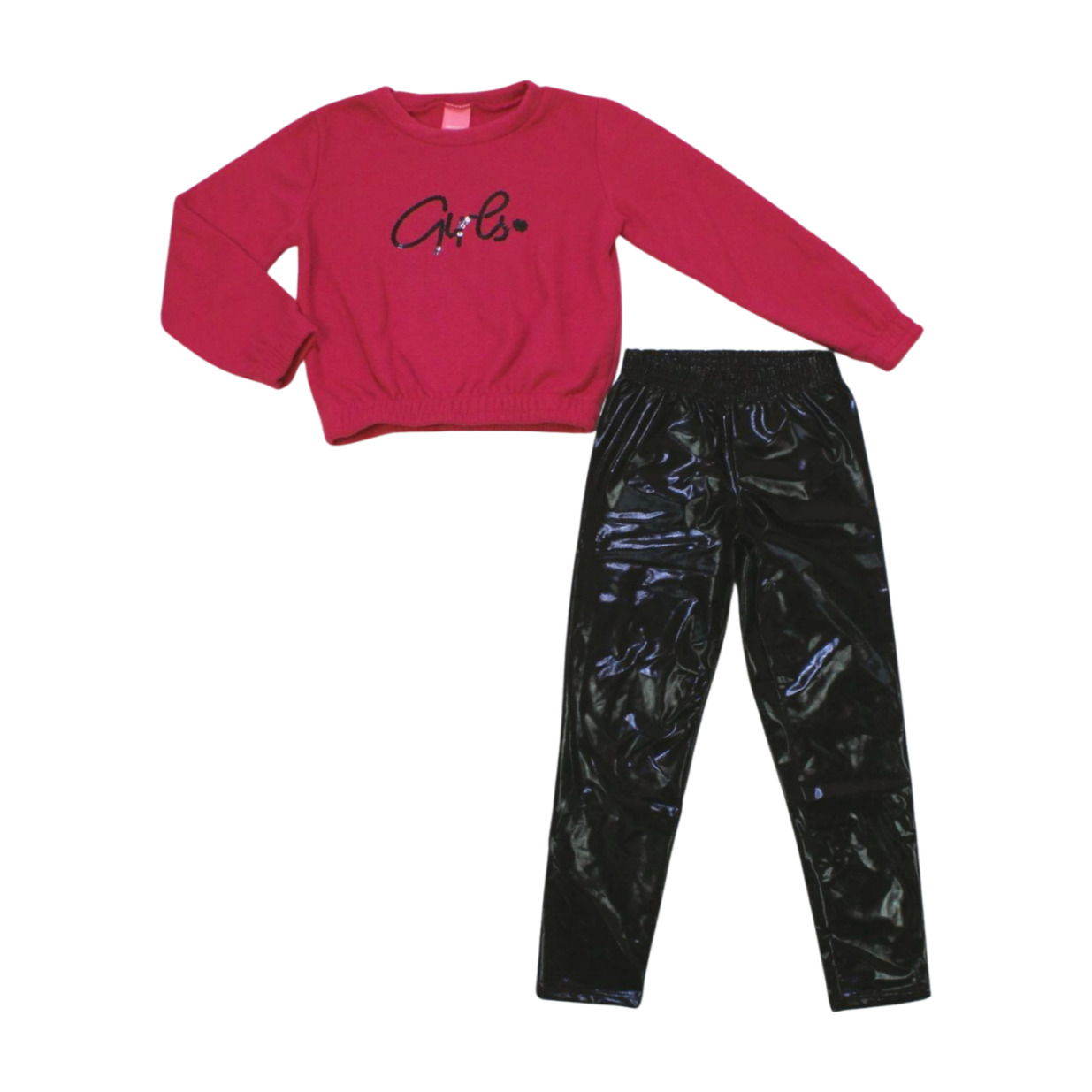 Conjunto Blusa Soft Girls e Legging Cirrê 57017 - Kamylus