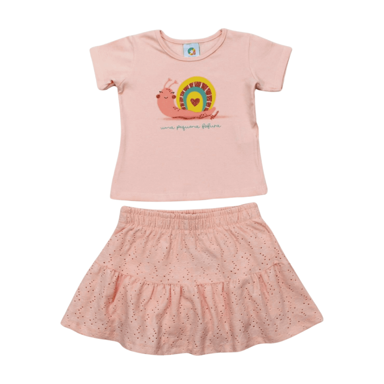 Conjunto Feminino Blusa Caracol e Saia Lesi 70151 - Alenice