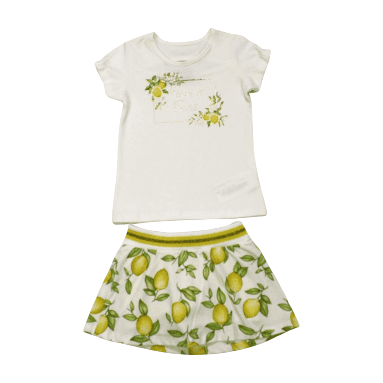 Conjunto Feminino Blusa e Saia Estampada Frutas 2000382 - Milon