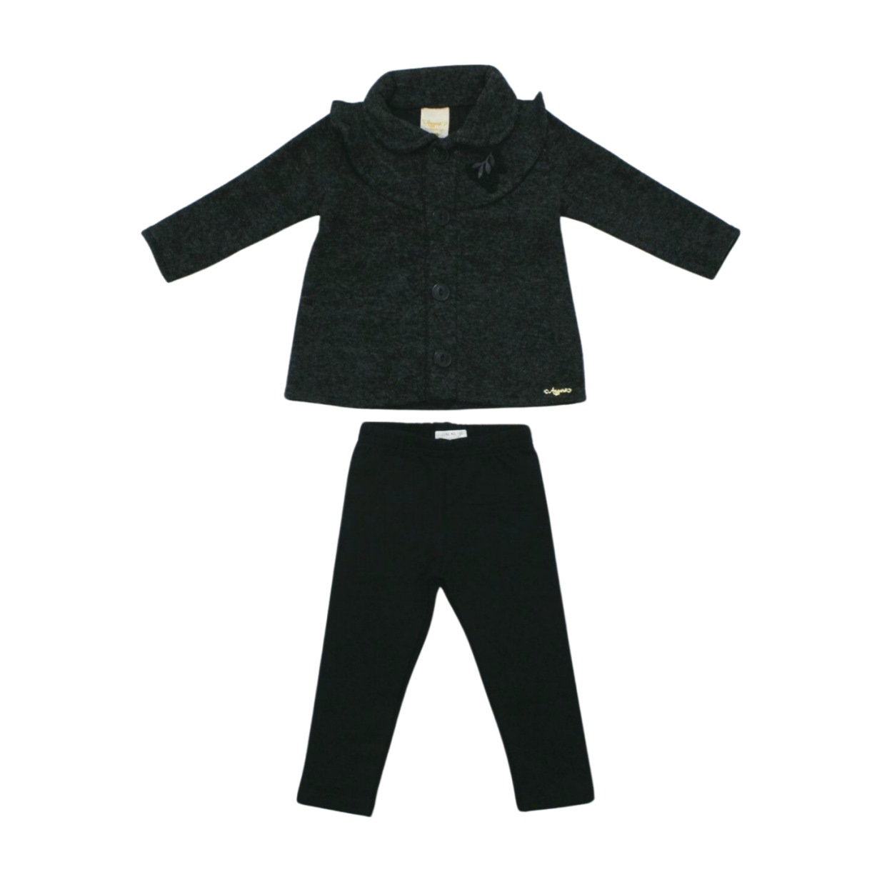 Conjunto Longo Blusa Tweed e Legging 27721 - Angerô