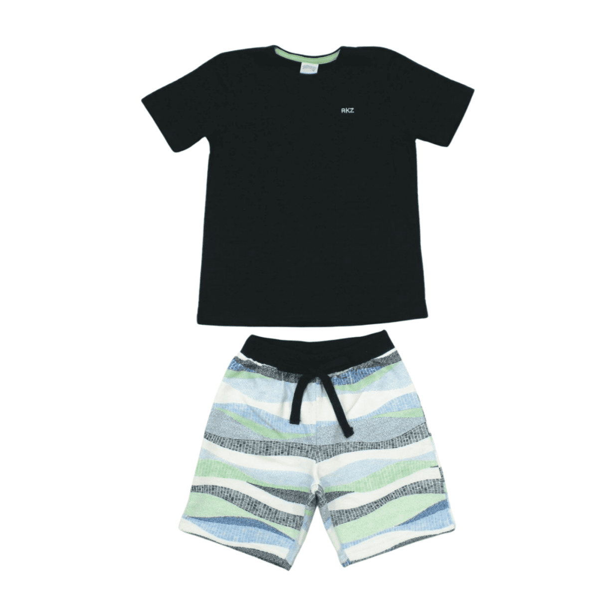Conjunto Masculino Camiseta e Bermuda Moletinho 39428 - Alakazoo