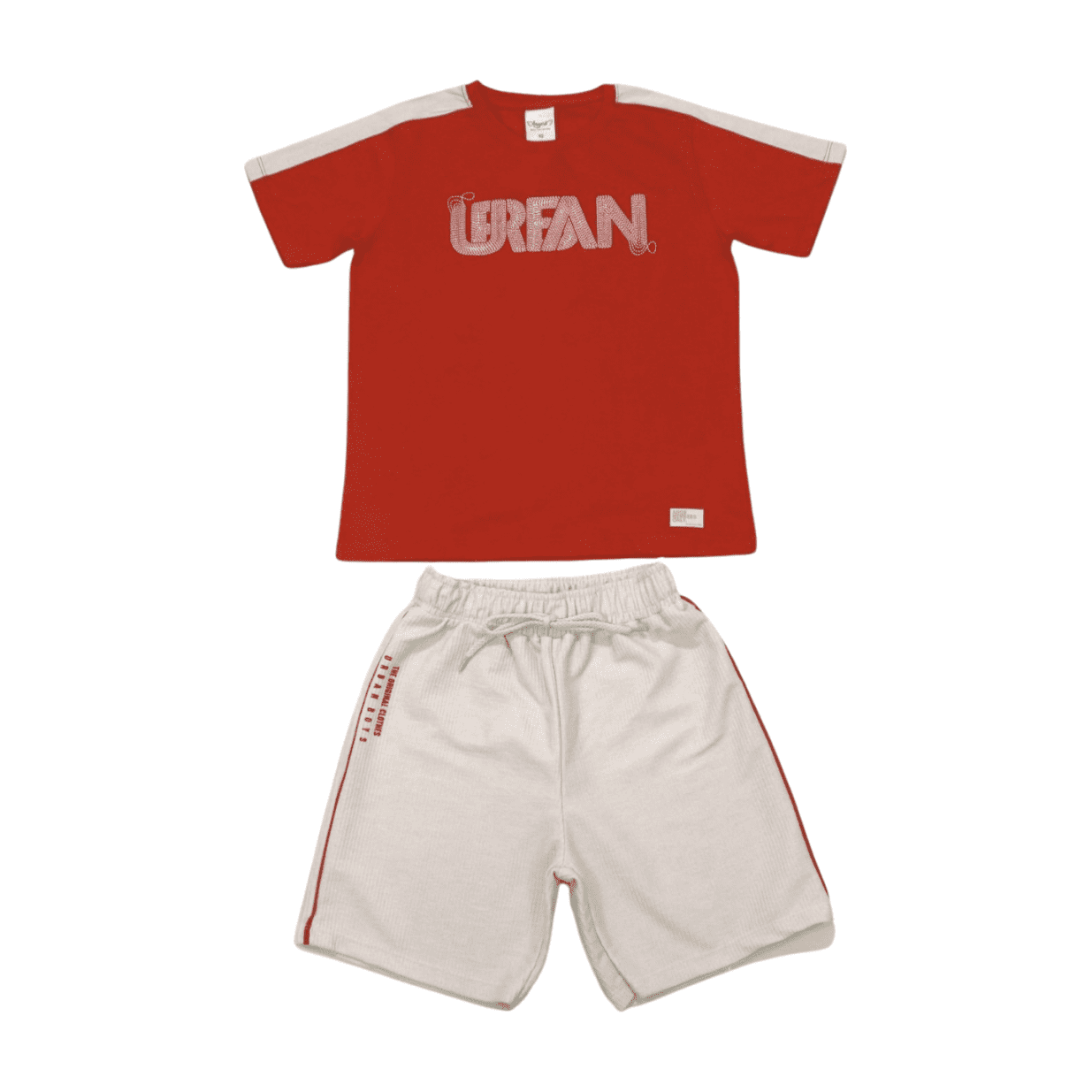 Conjunto Masculino Camiseta Urfan e Bermuda Moletinho 28678 - Angerô