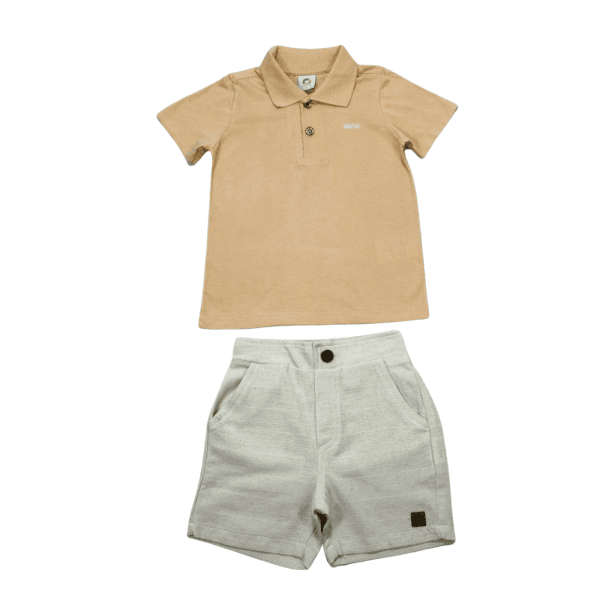 Conjunto Masculino Polo com Bordado e Bermuda Tecido 71118 - Alenice