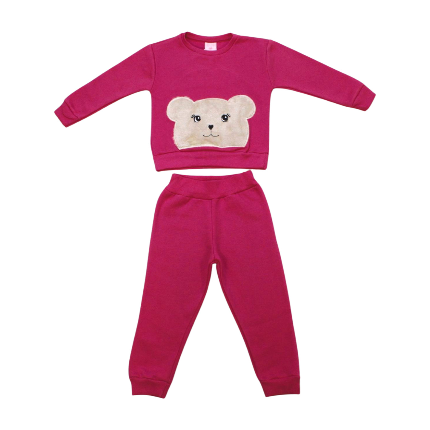 Conjunto Moletom Feminino Ursa Bordada 6549 - By Gus