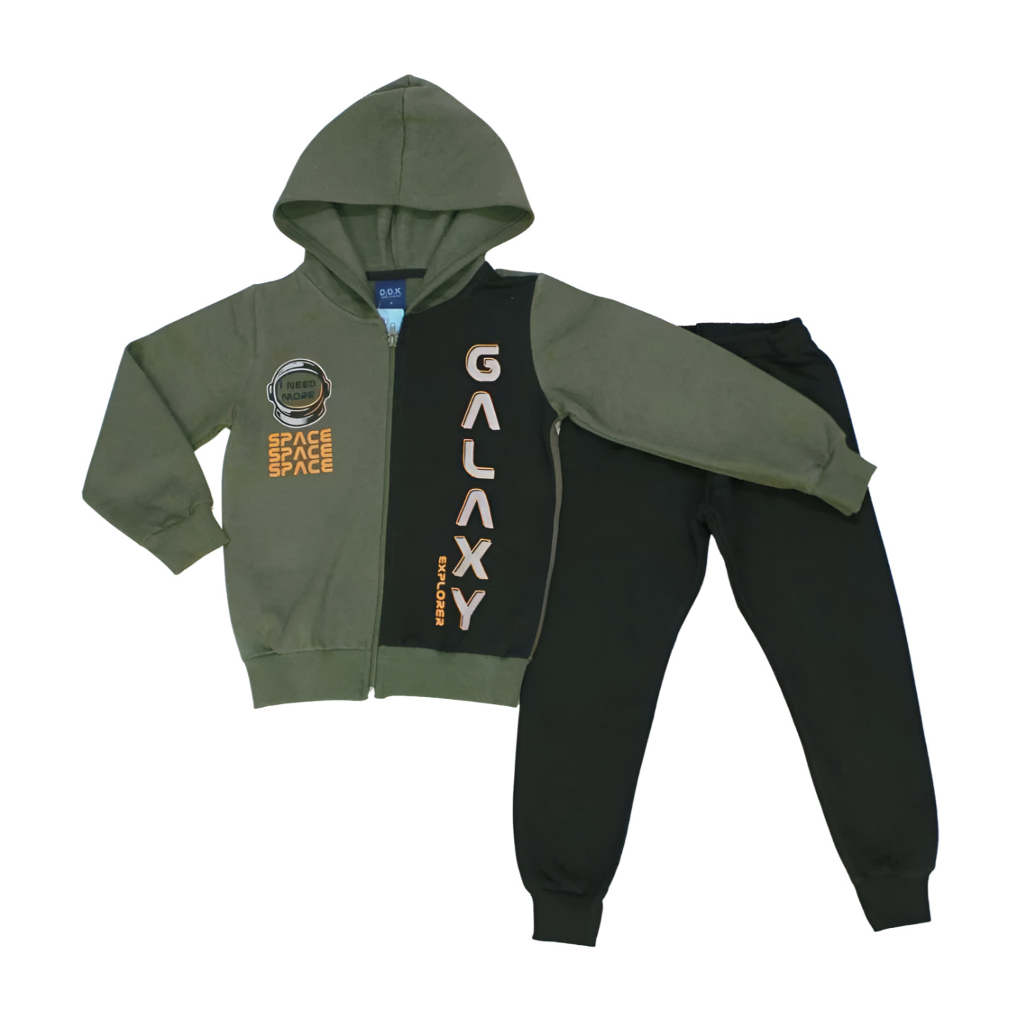 Conjunto Moletom Masculino Aberto com Capuz Galaxi 1553597 - Duduka