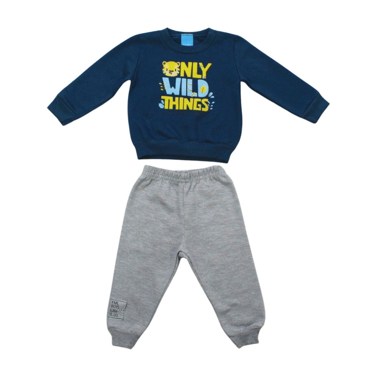 Conjunto Moletom Masculino Estampa Wild 43580 - Kamylus