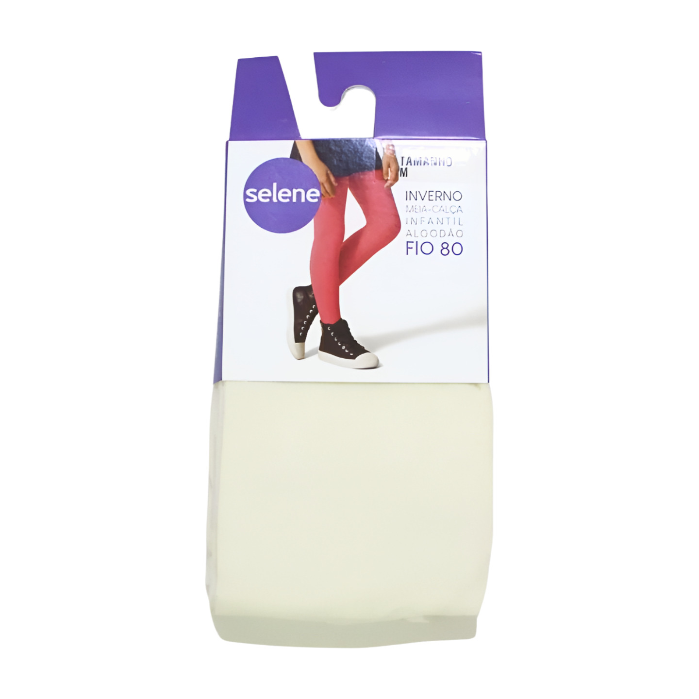 Meia Calça Infantil Fio 80 Lisa 9555 - Selene