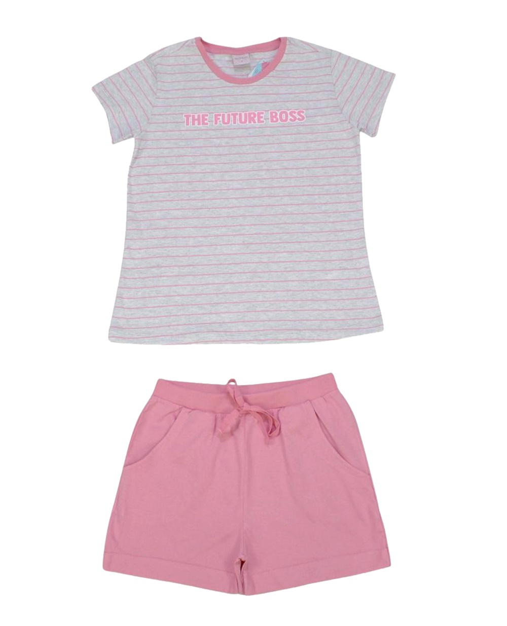 Pijama Curto Feminino Listrado 50010025 - Daisy Days