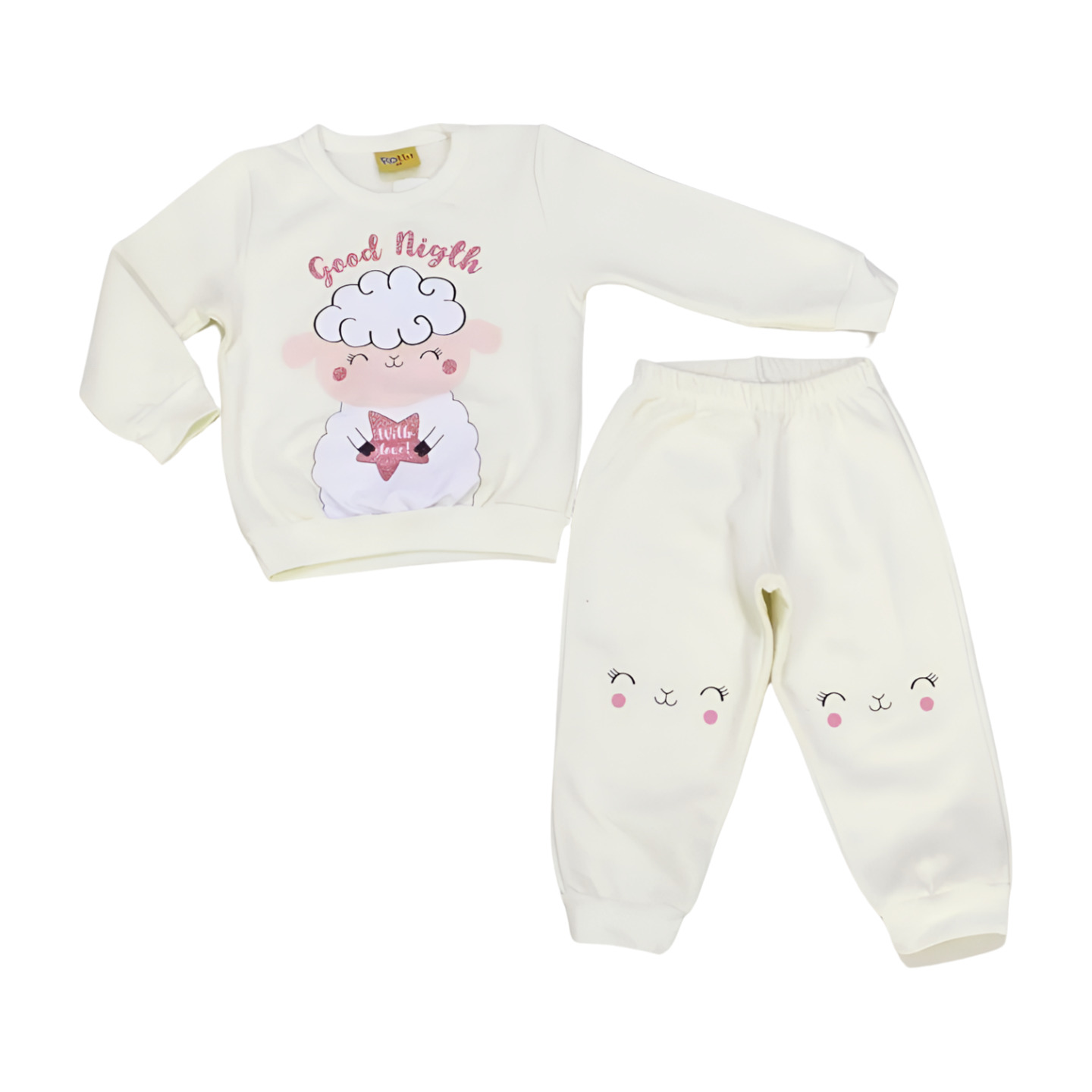 Pijama Longo Feminino Estampado Good Nigth 17304-2 - Rolú