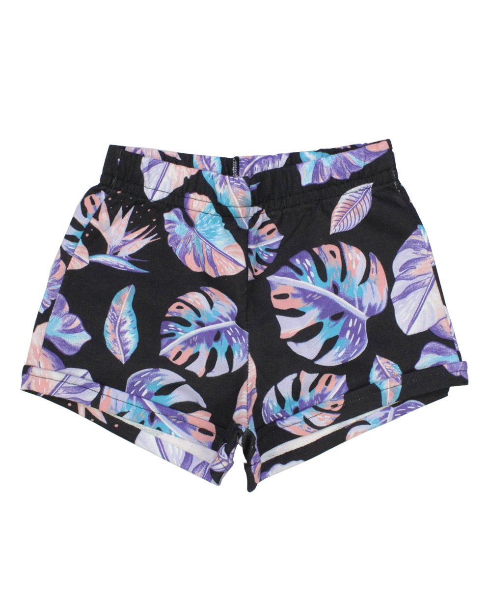 Shorts Moletinho Estampa Folhas 35065 - Brandili