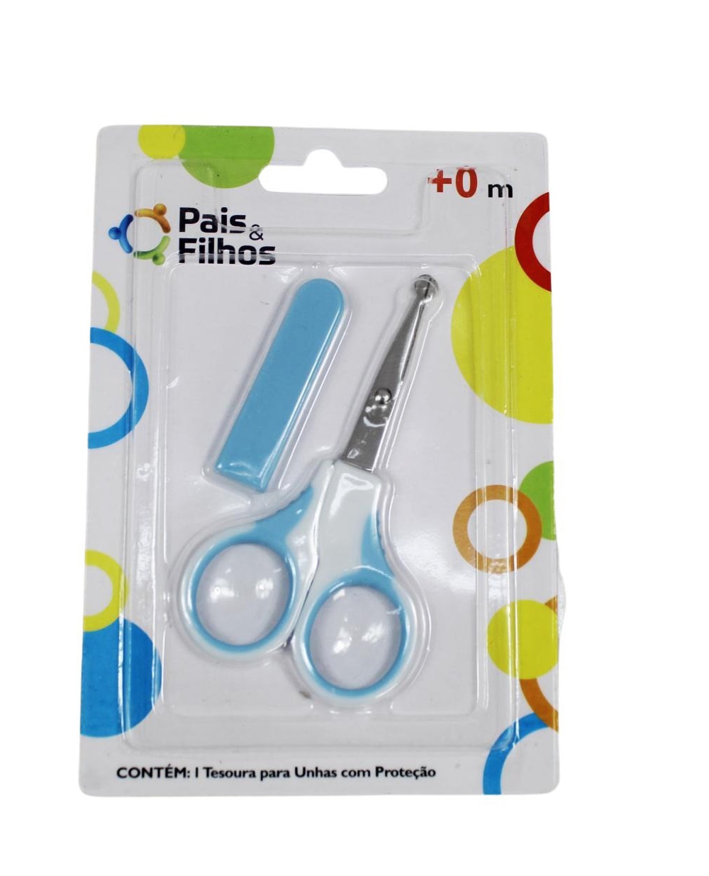 Tesoura com Protetor 7783 - Pais e Filhos