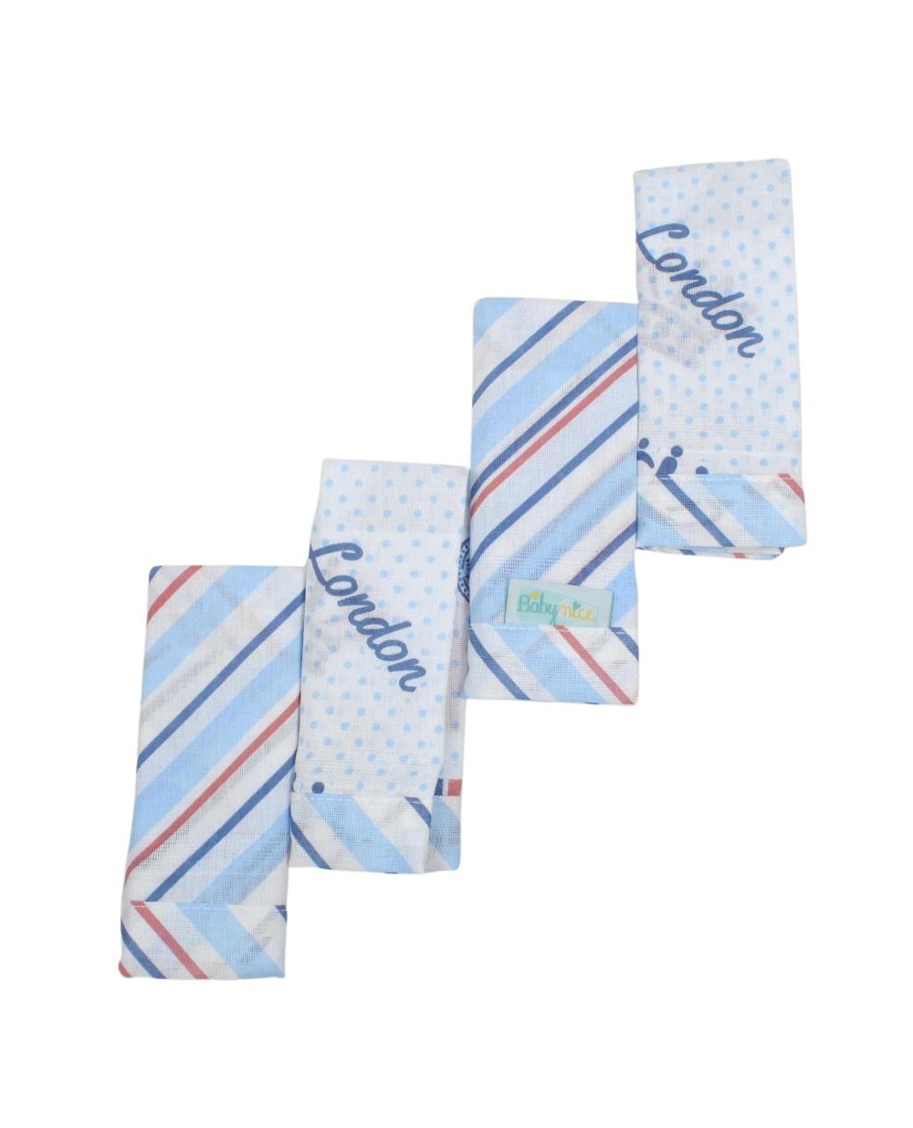 Toalha de Banho com Capuz e Forro em Fralda Tie Dye 6524 - Minasrey