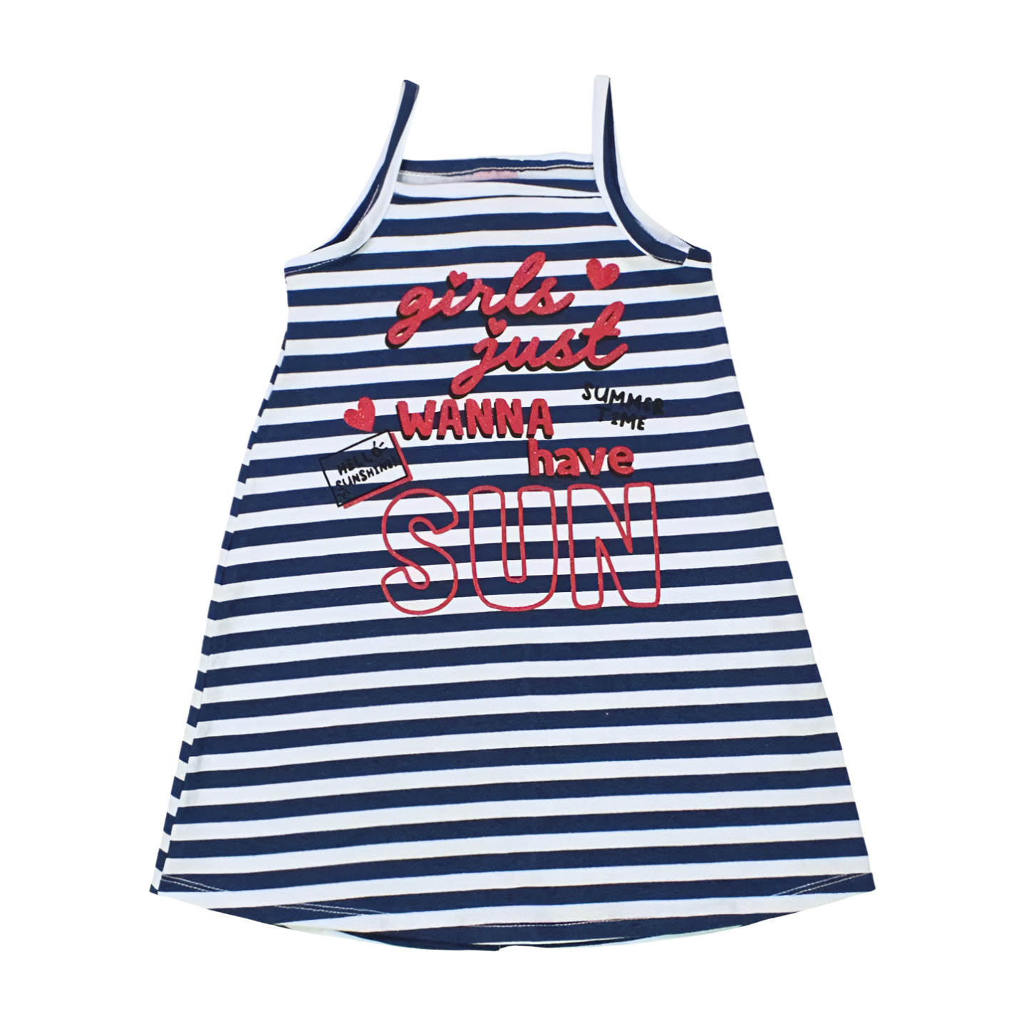 Vestido Alça Listrado 1536017 - Duduka
