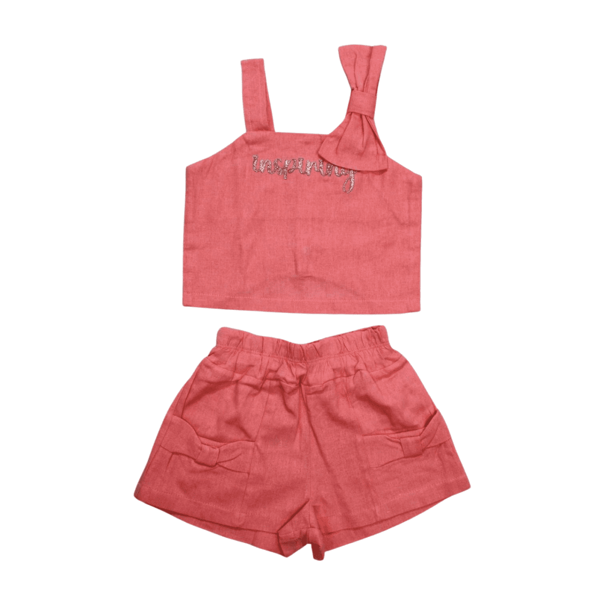 Conjunto Feminino Blusa e Shorts com Laços 1966 - Carol e Dani