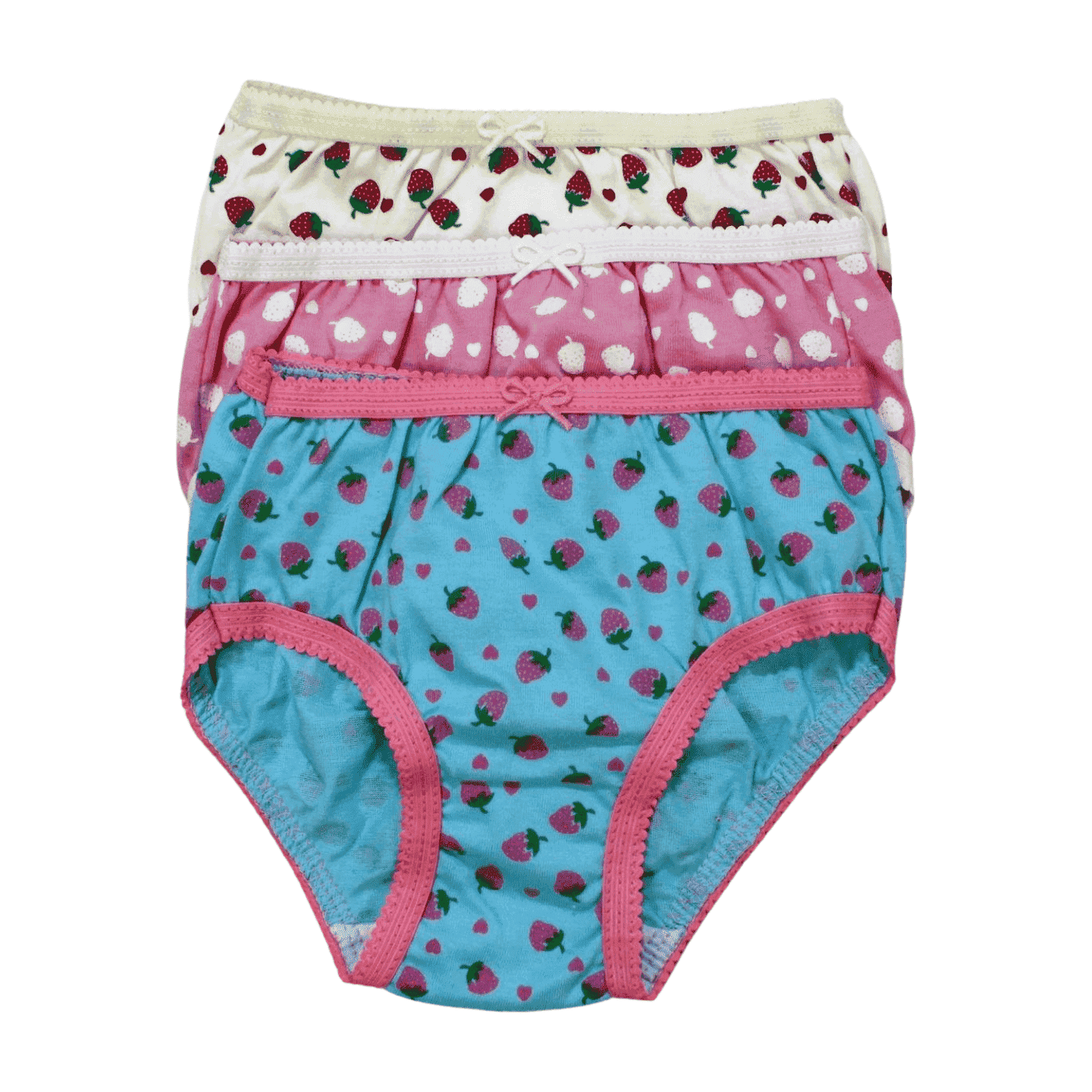 Kit Calcinhas Estampadas Cores Sortidas 3040 03Peças - Tampinha