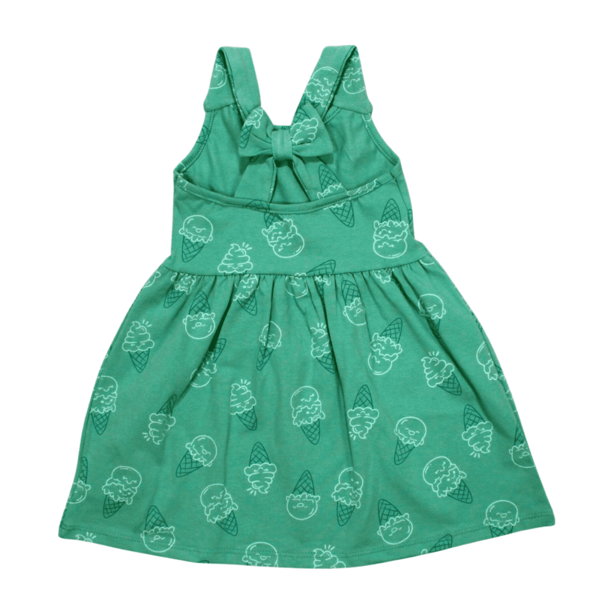 Vestido Alça Estampado Sorvetes 04084 - Dila