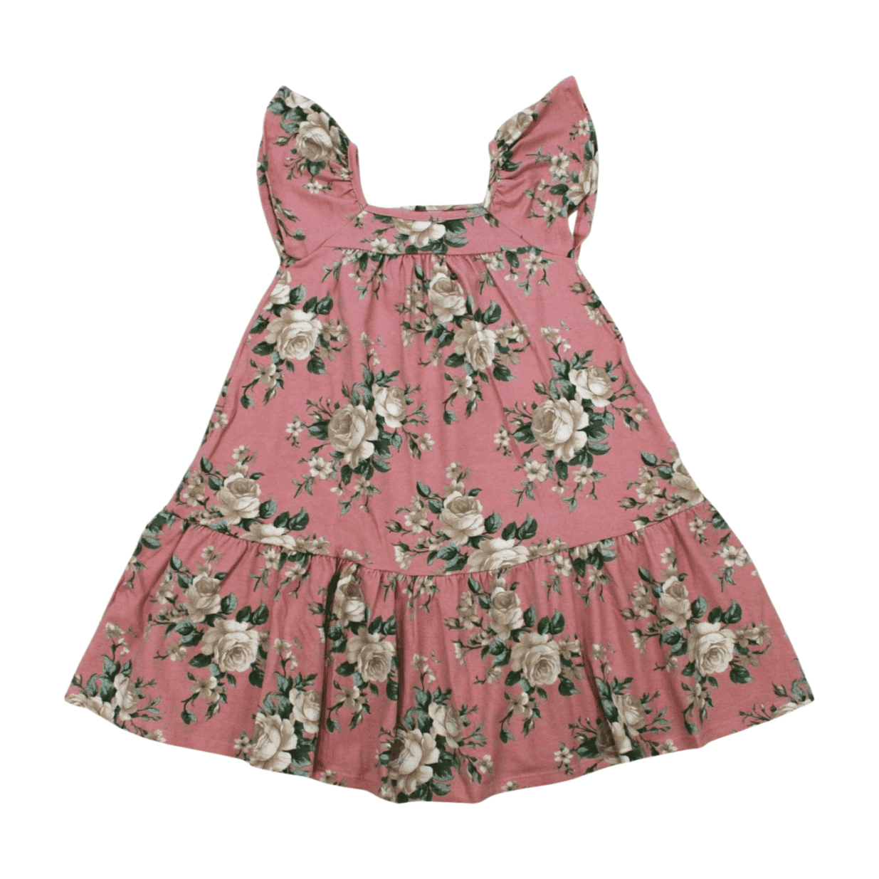 Vestido Cavado Estampado Flores 2000360 - Milon