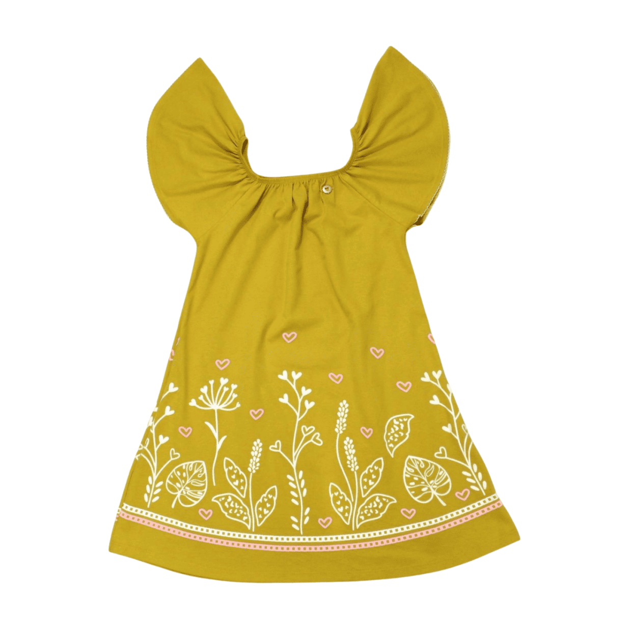 Vestido Manga Curta Corações 26355 - Brandili