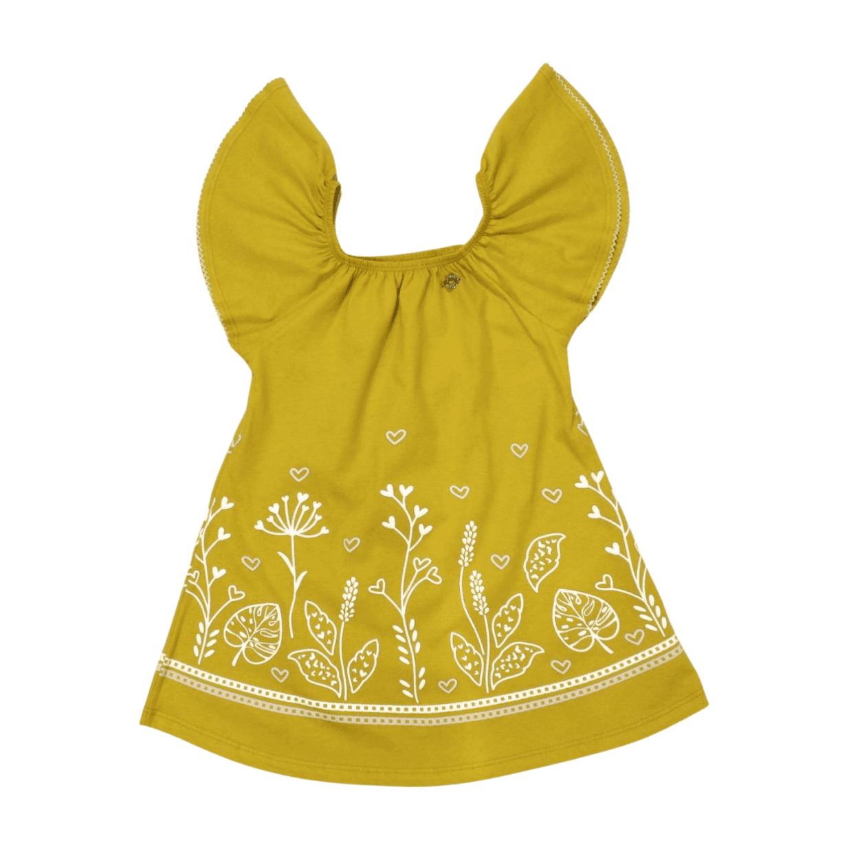 Vestido Manga Curta Corações 26355 - Brandili