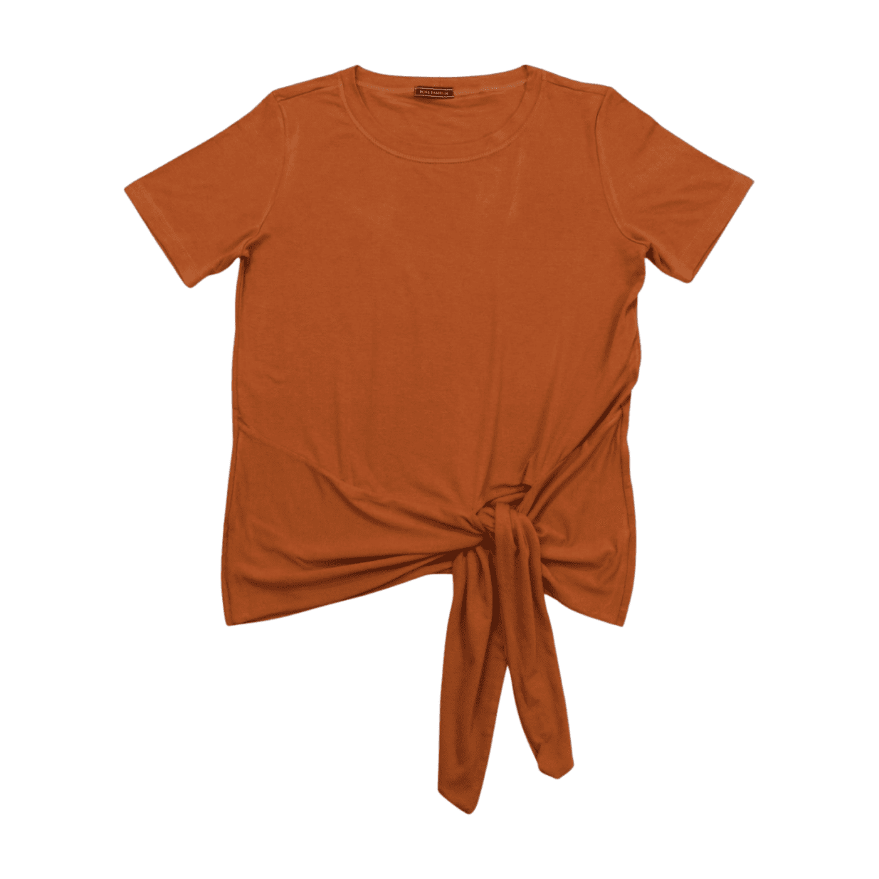 Blusa Manga Curta com Laço B073 - Rose Fashion