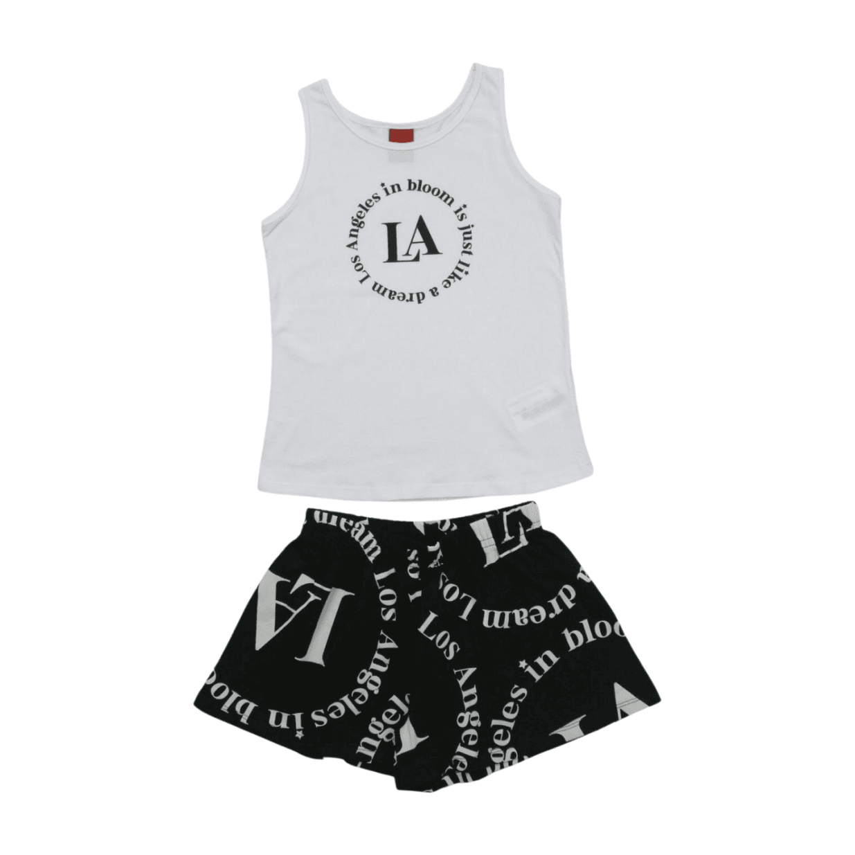 Conjunto Feminino Blusa e Shorts Estampado 1000253 - Kyly