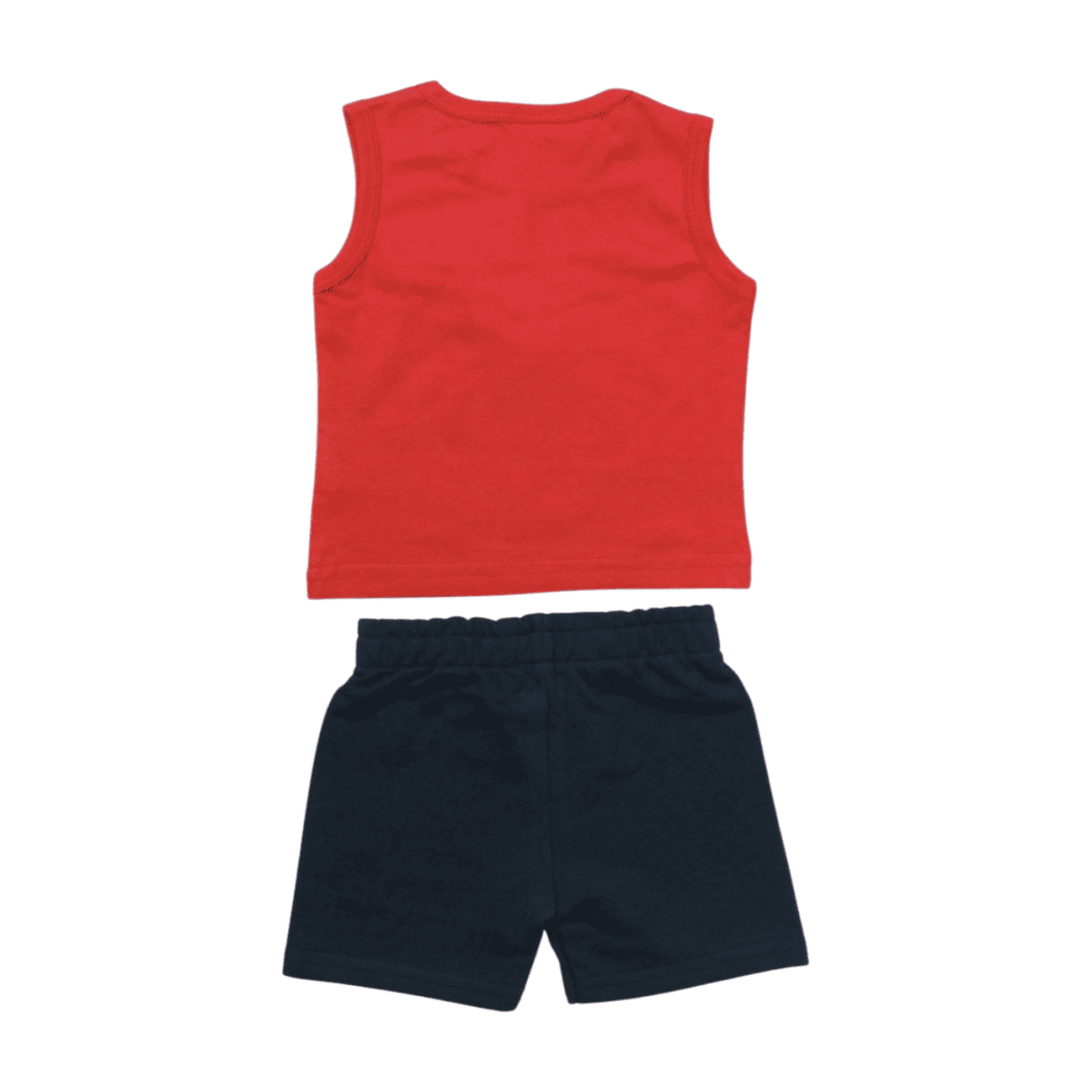 Conjunto Masculino Regata Estampada Barcos e Bermuda Moletinho 1000354 - Kyly