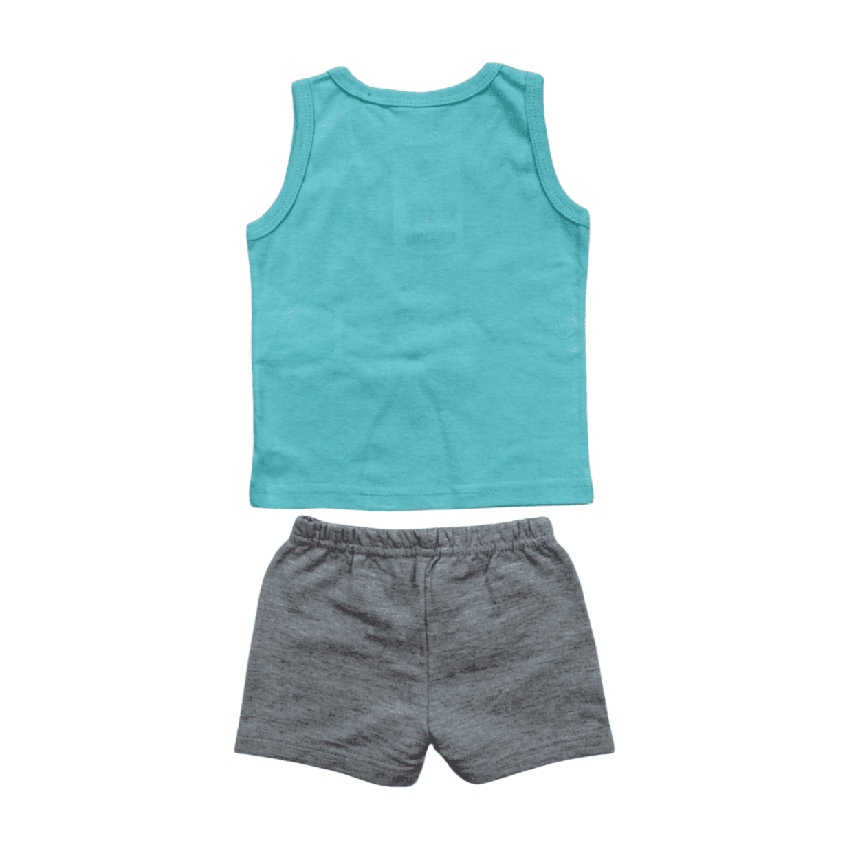 Conjunto Masculino Regata Tubarão e Bermuda Moletinho 60402 - Alenice