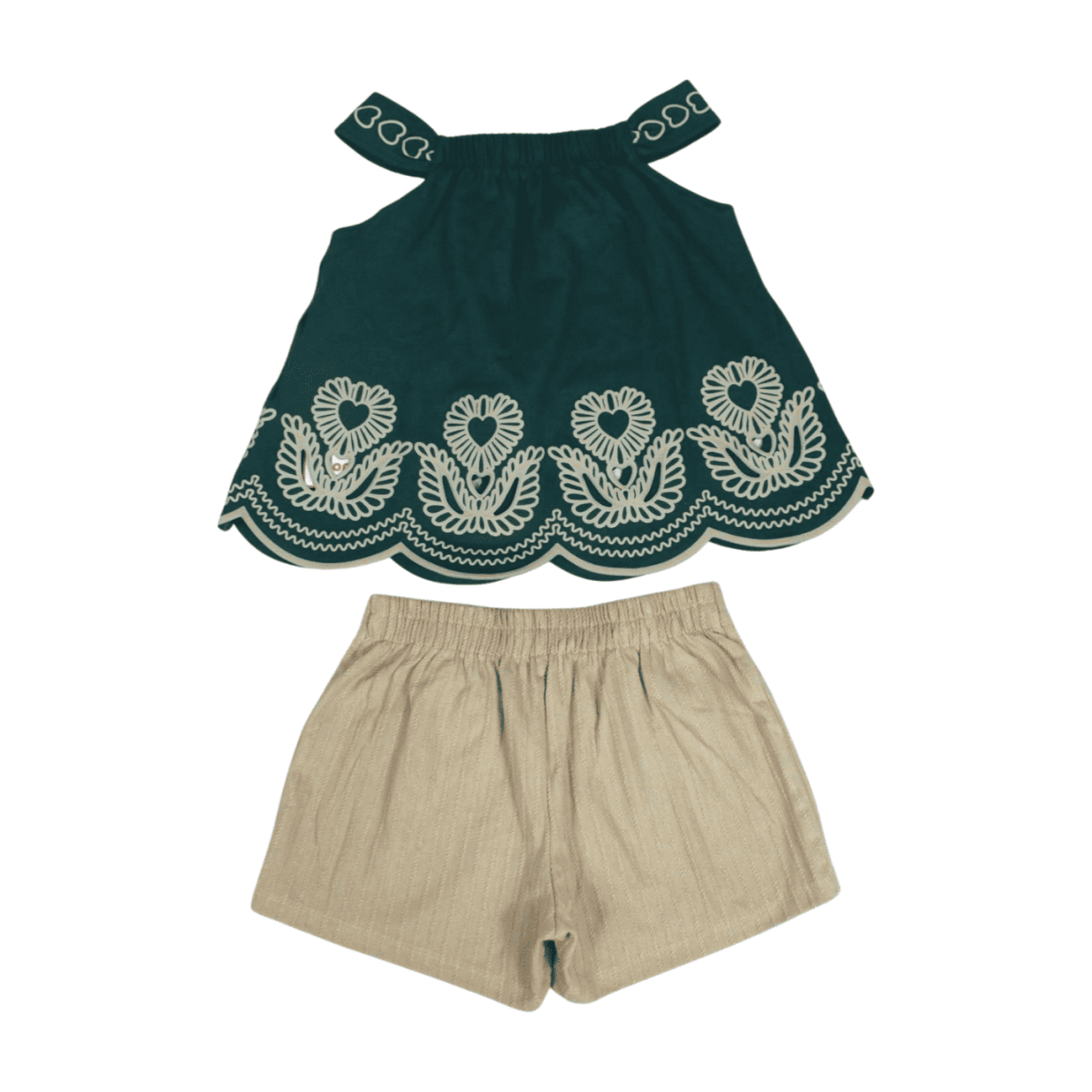 Conjunto Feminino Blusa e Shorts Jacquard 2000540 - Milon