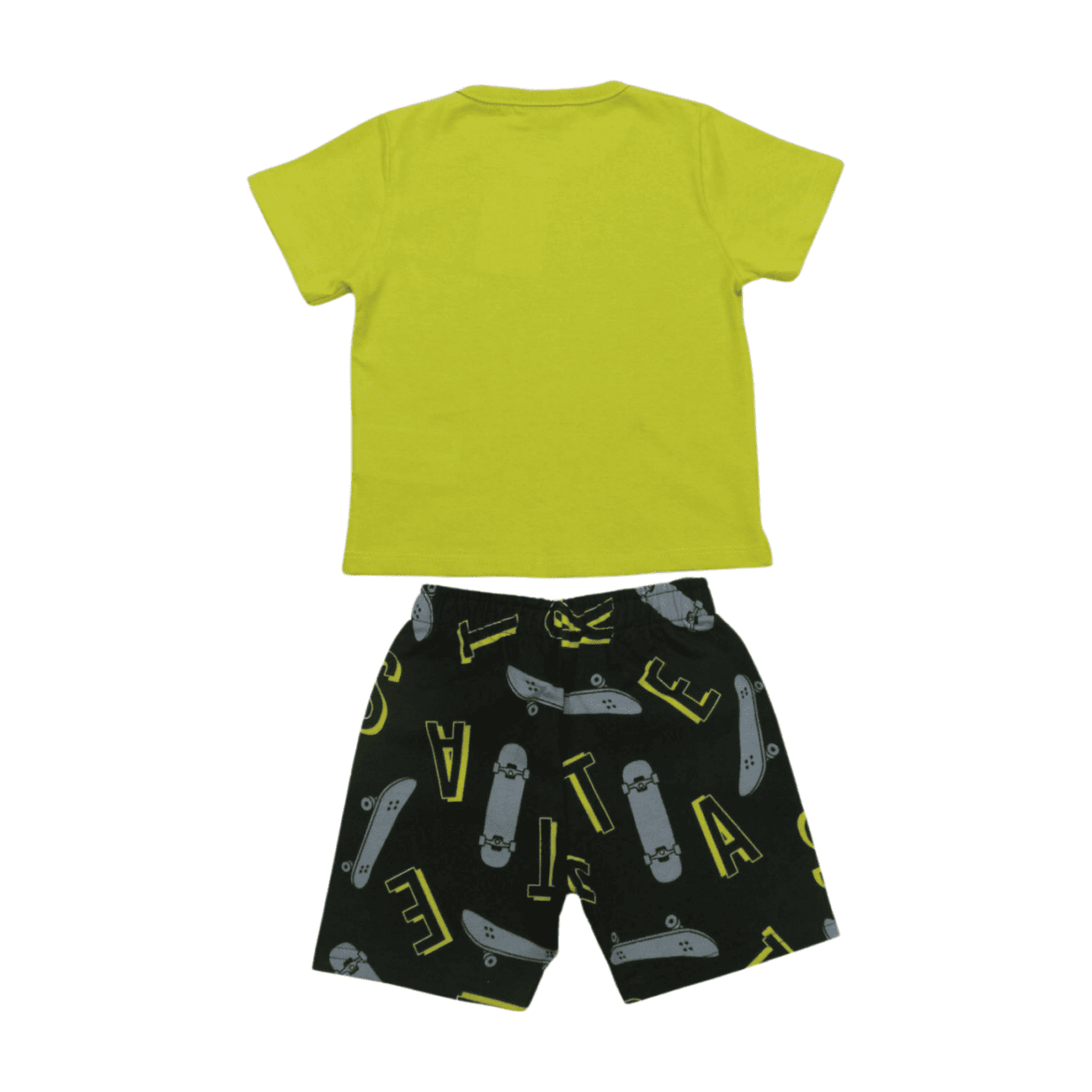 Conjunto Masculino Camiseta e Bermuda Estampada Skates 1000601 - Kyly