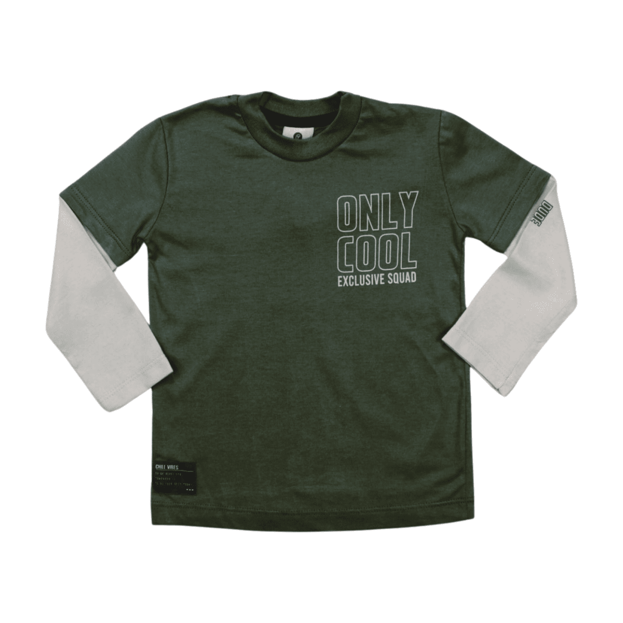 Camiseta Manga Longa Only Cool 17620 - Abrange