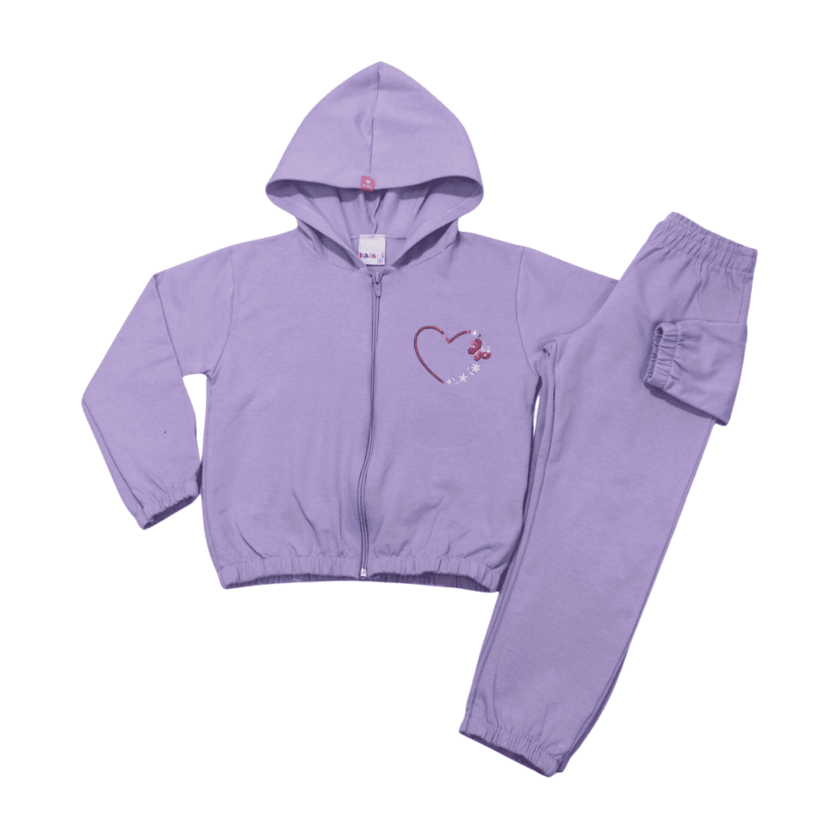 Agasalho Feminino Coração Bordado 11686 - Kaiani