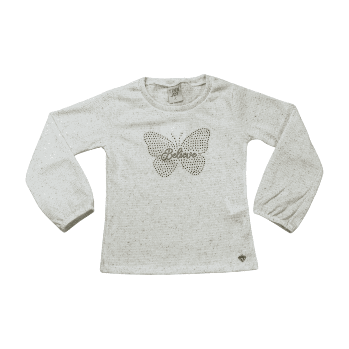 Blusa Manga Longa Estampa Borboleta 11800 - Tiny Joy