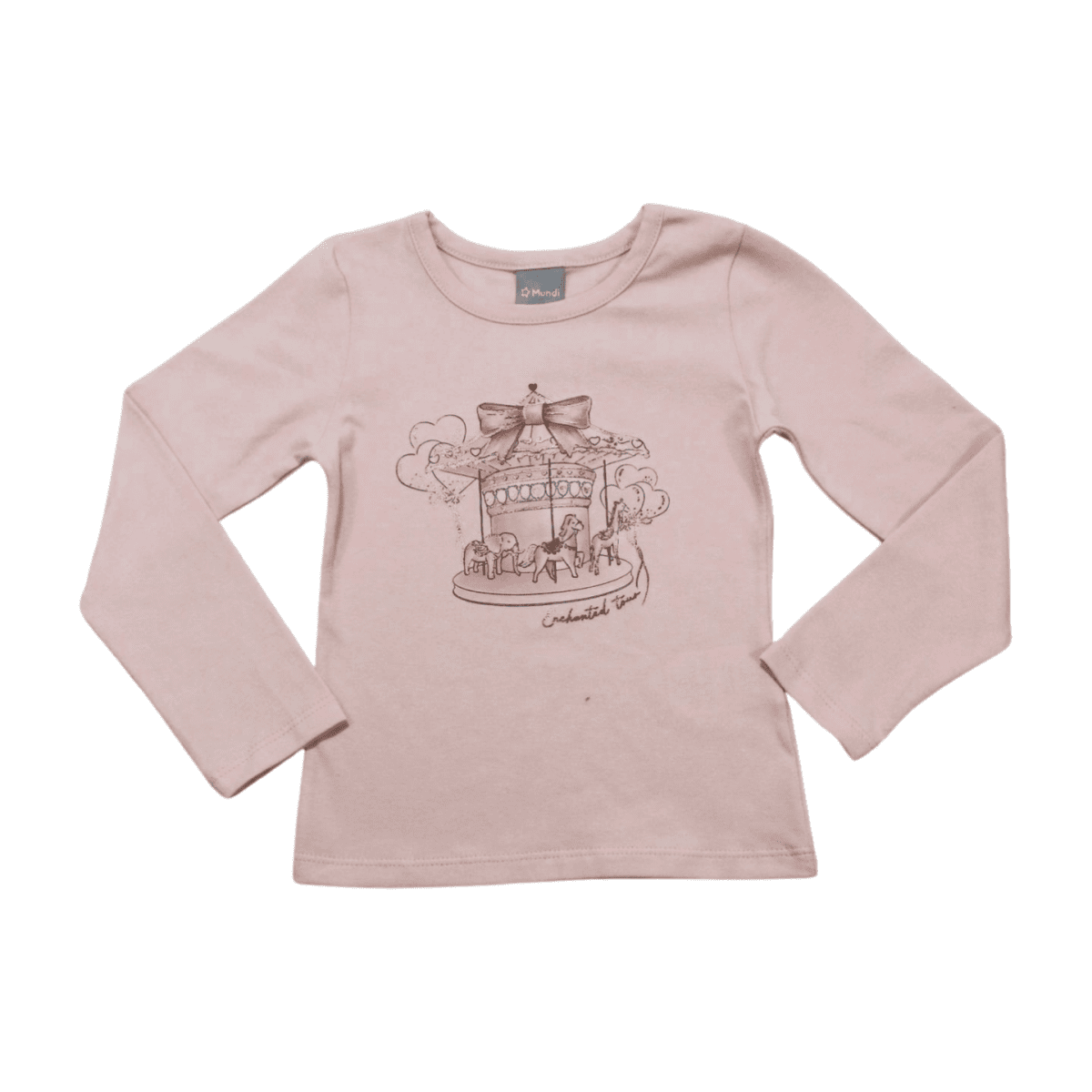 Blusa Manga Longa Estampa Carrossel 55835 - Brandili Mundi