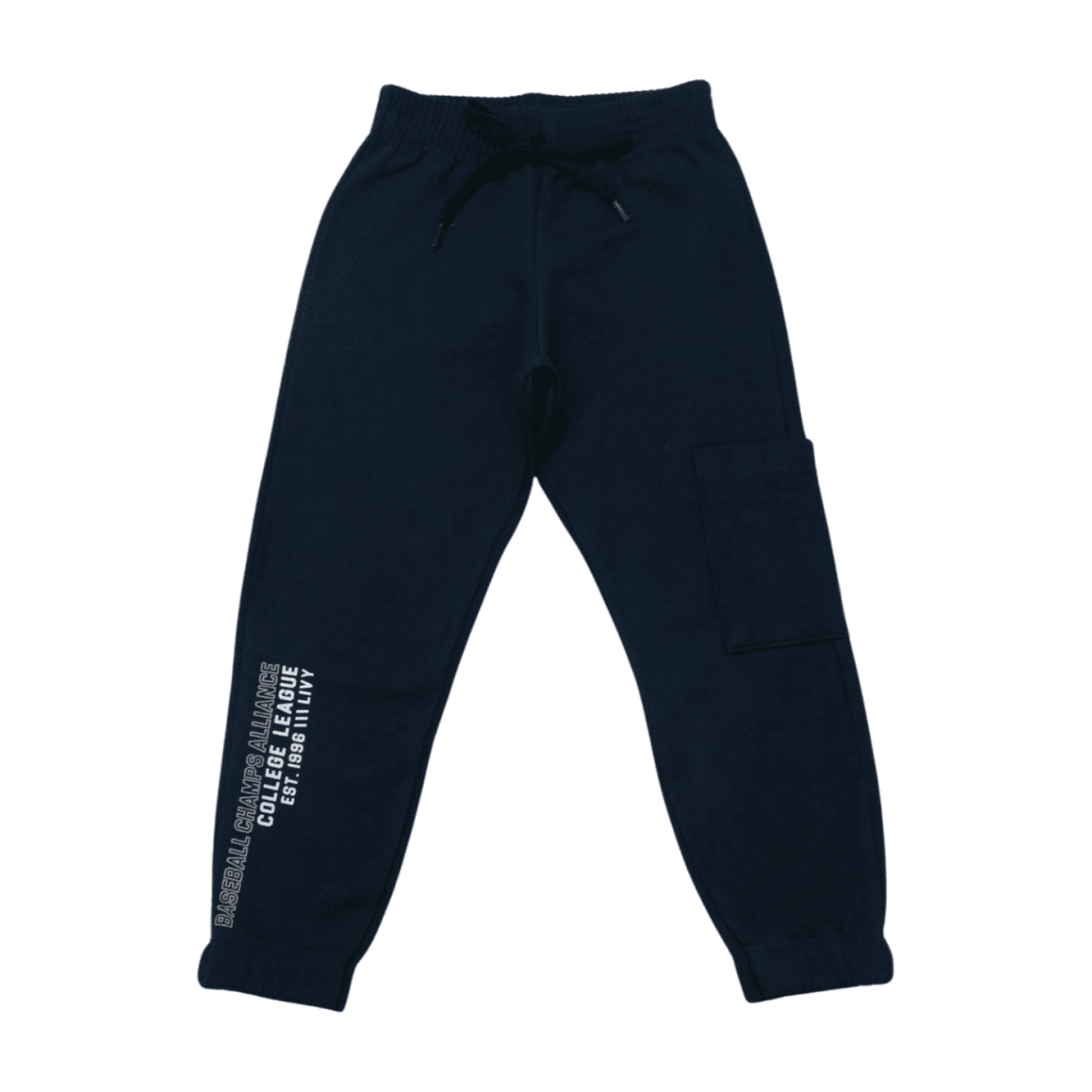 Calça Moletom Masculina College com Bolso Lateral 9098 - Livy