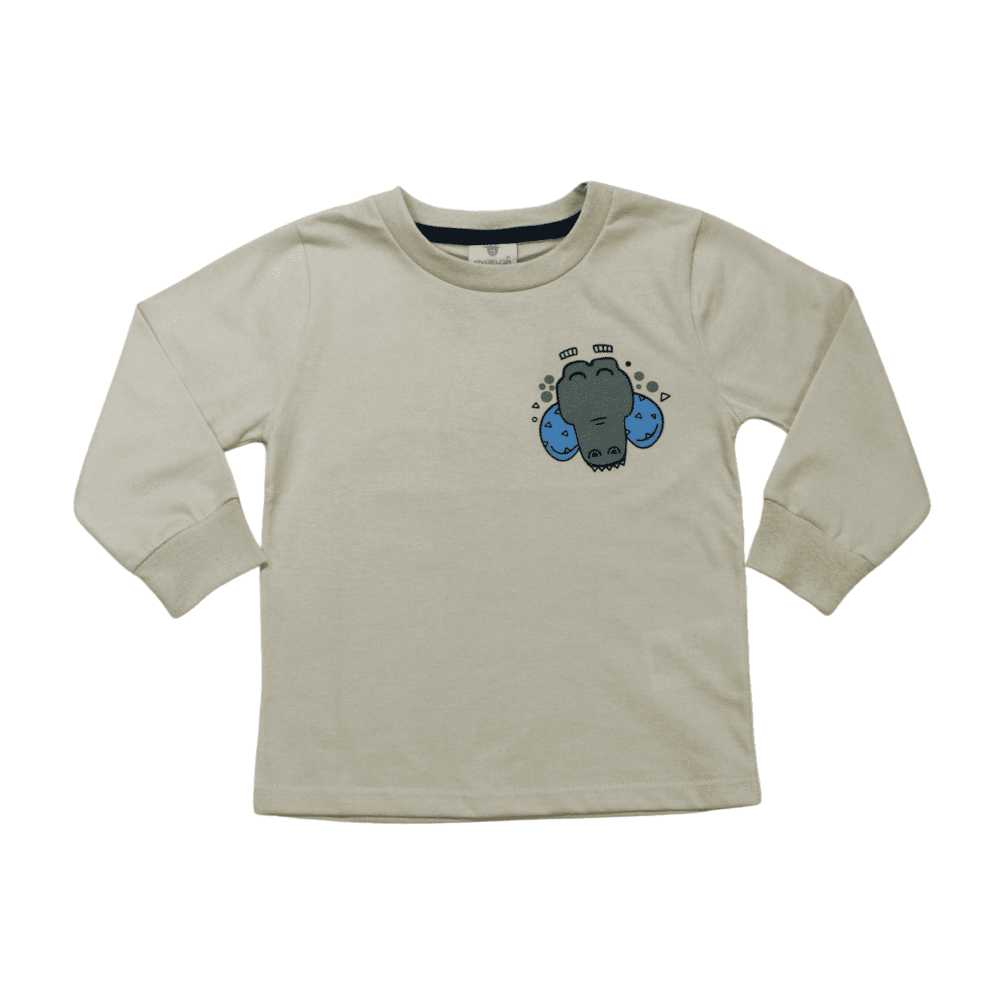 Camiseta Manga Longa Estampa Jacaré 6978 - By Gus
