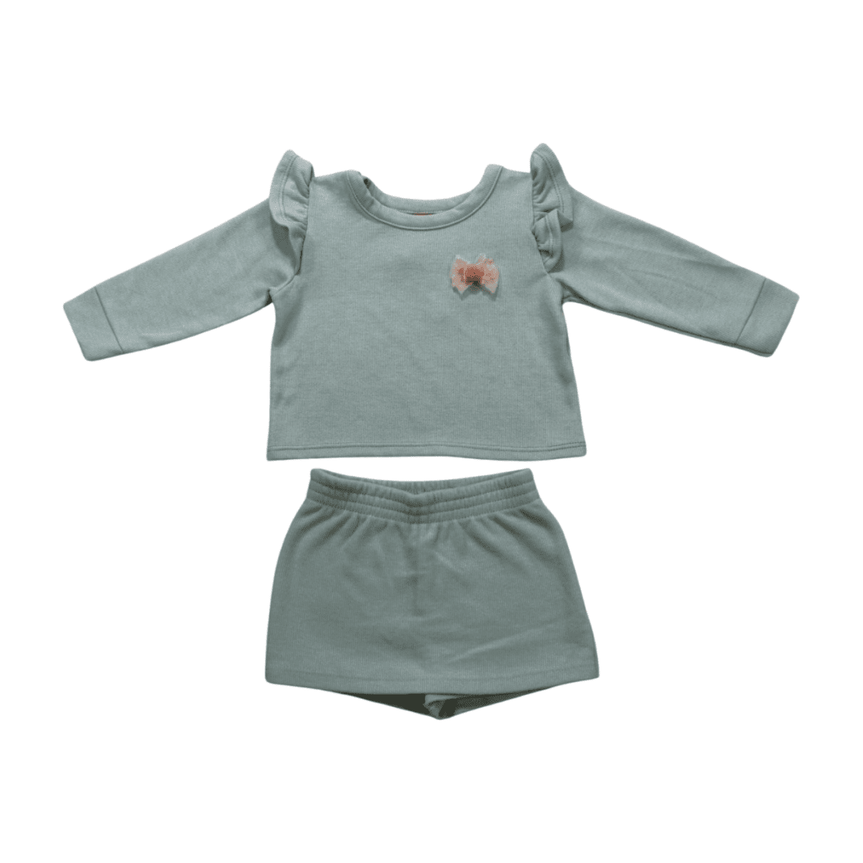 Conjunto Longo Feminino Blusão e Shorts Saia Moletom 60482 - Kely Kety